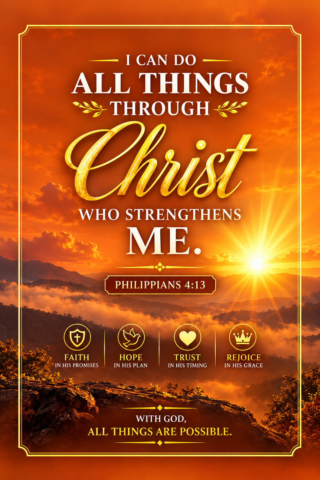 People joining together in Christian prayer